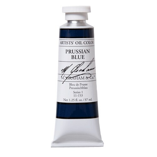 M. Graham & Co., Artists', Oil Paint, 1.25oz, Prussian Blue